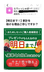 らでぃっしゅぼーやのDM